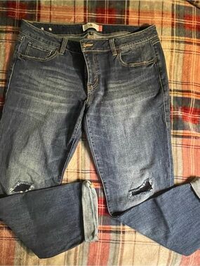 CAbi denim sz12 slim boyfriend